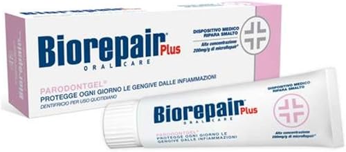 Miniatura 2 de Biorepair Parodontgel Pasta de dientes diaria, tubos de 2.54 onzas líquidas (2.5 fl oz) (paquete de 2) Importación italiana
