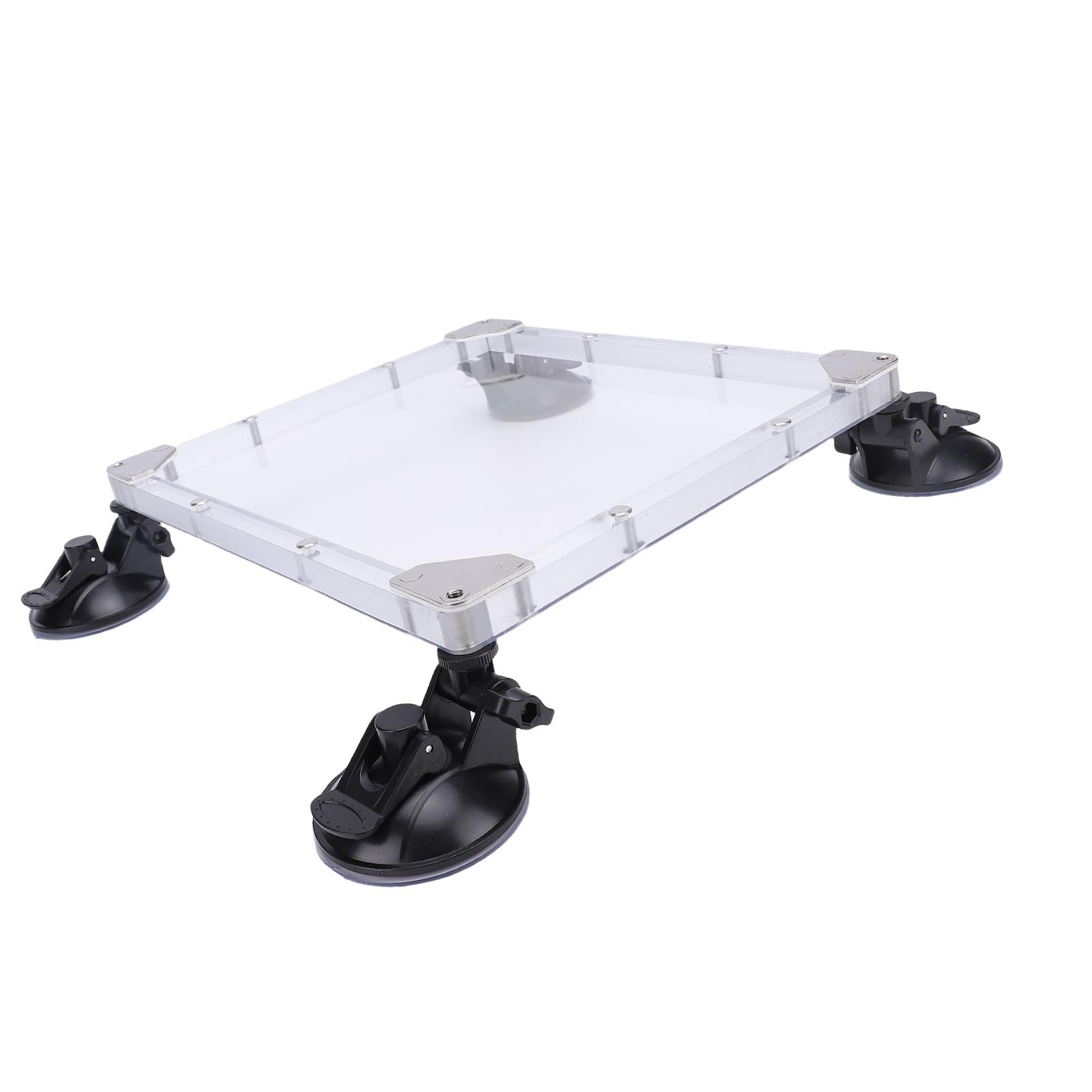 Hyuduo Soporte Magnético para Plato con Ventosa, Soporte de ABS con Capacidad de 110 Lb, Se Adapta a Mini para Automóviles y Vehículos Recreativos