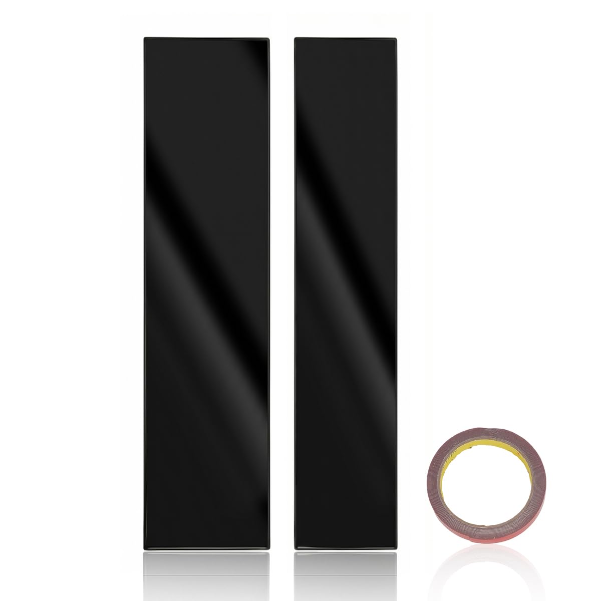 Photo 1 of Gloss Black Rear Sliding Window Trim for Chevy Silverado Sierra 2019-2025