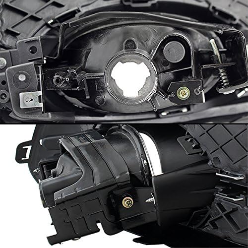 Miniatura 2 de AKKON - Para Honda Civic 2DR Coupe 2014 2015 lente transparente parachoques conducción niebla luz con interruptor + bombillas