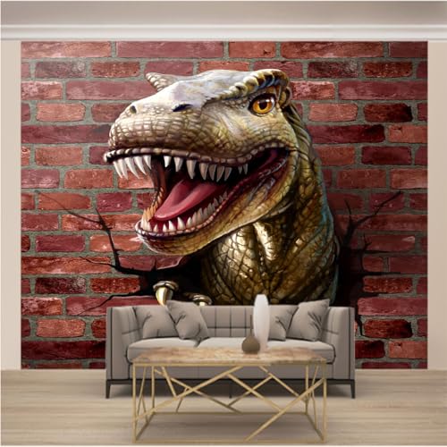 Poster Tableaux Muraux Dinosaure 3D pour transformer le salon familial en jungle