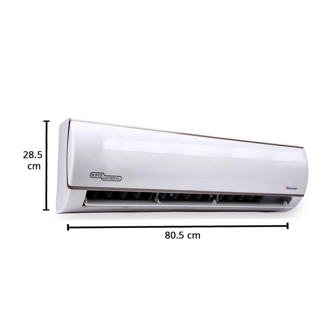 Super General 1 Ton Inverter Split AC Indoor Unit Dimensions