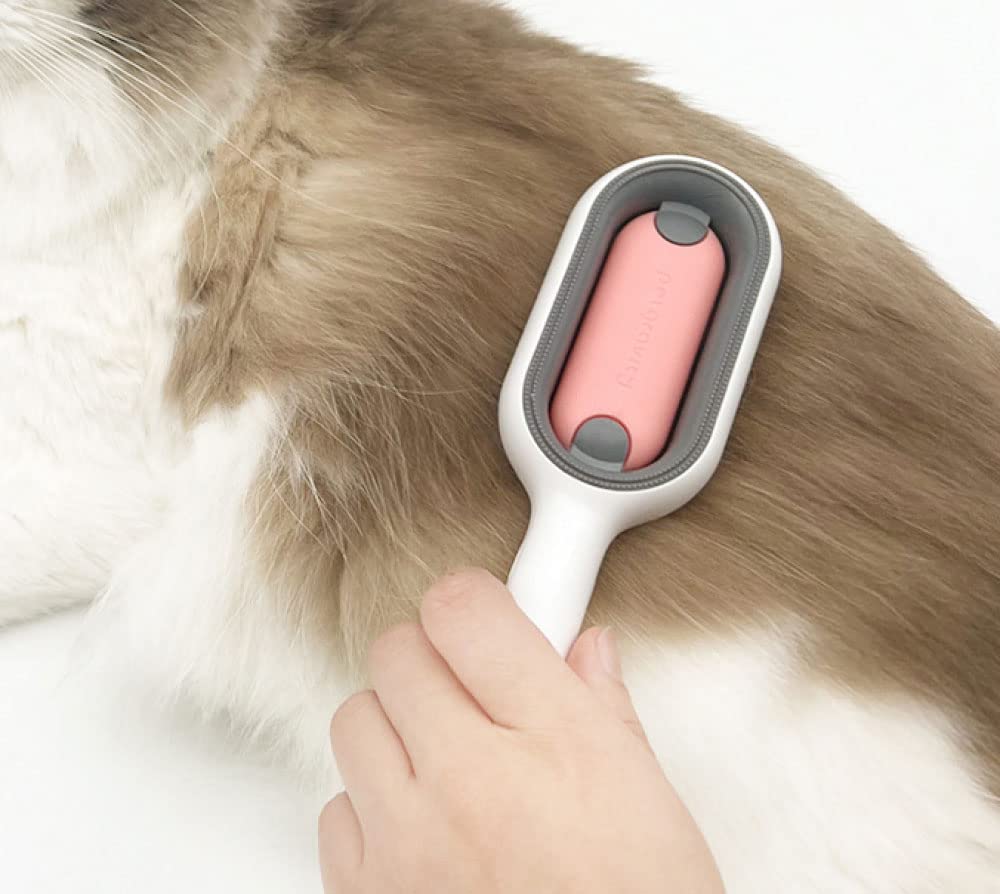 LPY Universal-Kamm für Katzen und Hunde zum Entfernen von schwimmenden Haaren, klebrige Hundehaarentfernung, Kurzhaar-Enthaarung, Tierhaarbürste, langlebige Ganzkörperwäsche