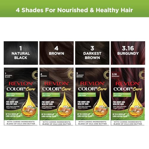 Image of Revlon Color'n Care Nourishing Permanent Unisex Hair Color - 4.0 Brown