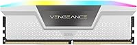 Vista 3 de CORSAIR Vengeance RGB DDR5 RAM 64GB (2x32GB) 6400MHz CL32 Intel XMP iCUE Compatible Computer Memory - White (CMH64GX5M2B6400C32W)