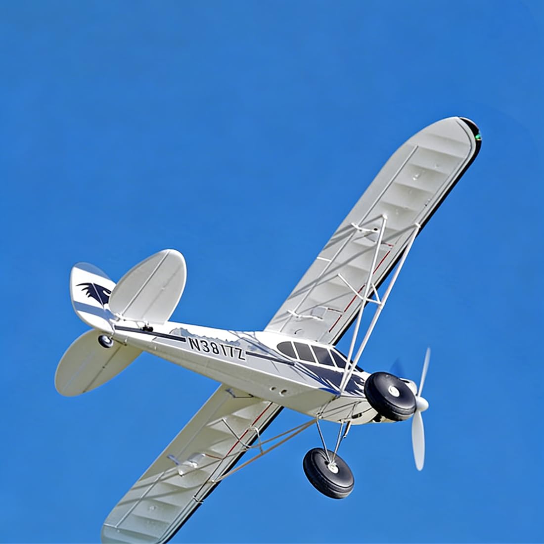 1700mm Avión RC Avión de Gran STOL Bush en Estilo Carbon Cub para Profesionales Adultos con Neumáticos de Tundra de 6.25 Pulgadas, Amortiguadores CNC, Iluminación LED, Modelo EPP (PNP)