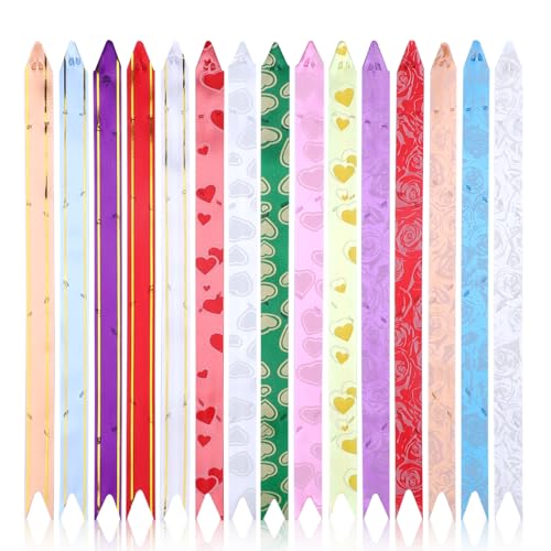 150 Pcs Pull Bows Pull Bows for Gift Wrapping 25cm Wrapping Pulls Bow Ribbon Reusable Bow with Assorted Colors for Christmas New Year Birthday Wedding Thanksgiving Party Ornament