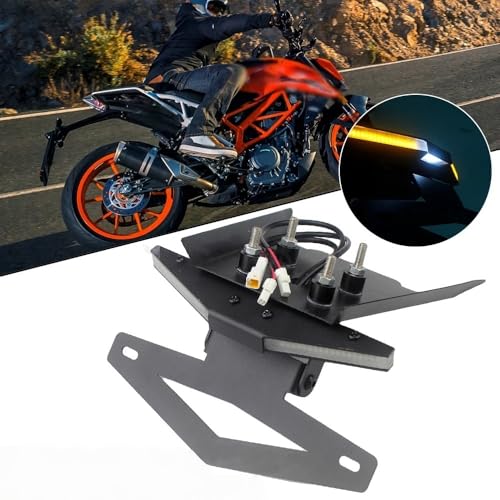 Plaque d'immatriculation moto arrière pour support de queue Supermoto 390 - 4