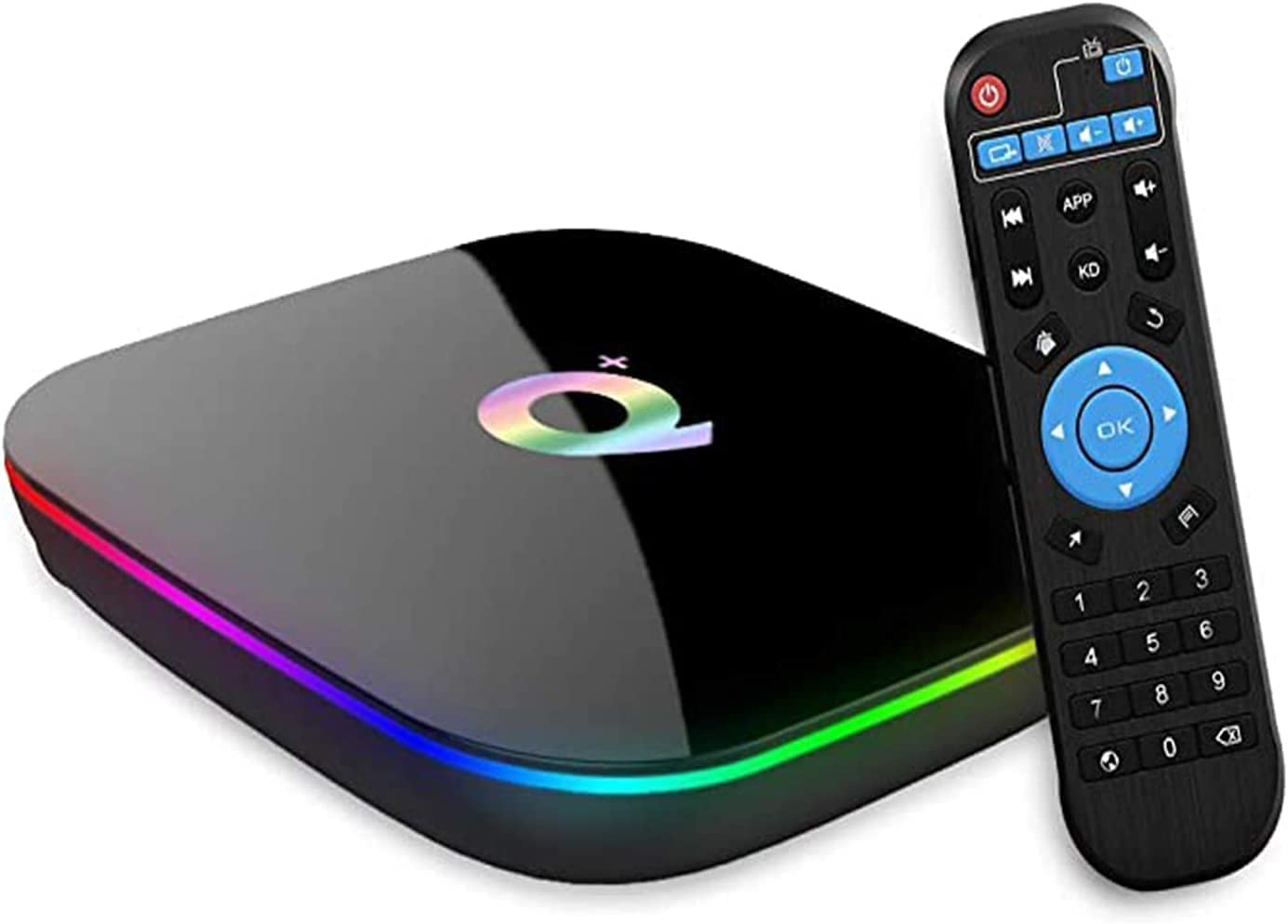 La Tag Q PLUS 4GB RAM/32GB ROM - Android 9.0 TV Box | H6 Quad-core HDMI Android TV Box Support 6K HD with dual 2.4 GHz WiFi/Ethernet | Fast Speed Smart Android box