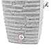 Good Ideas Rain Barrel, Faux Slate Riverwalk w/ 2 Brass Spigots, 50-Gal, Light Granite