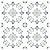 MORCART Peel and Stick Floor Tile - 20 PCS, 8" x 8" Vinyl Flooring - Waterproof Self-Adhesive Floor Tile for Bathroom, Kitchen, Living Room, Bedroom - Blue and Gray/Retro Floral Look