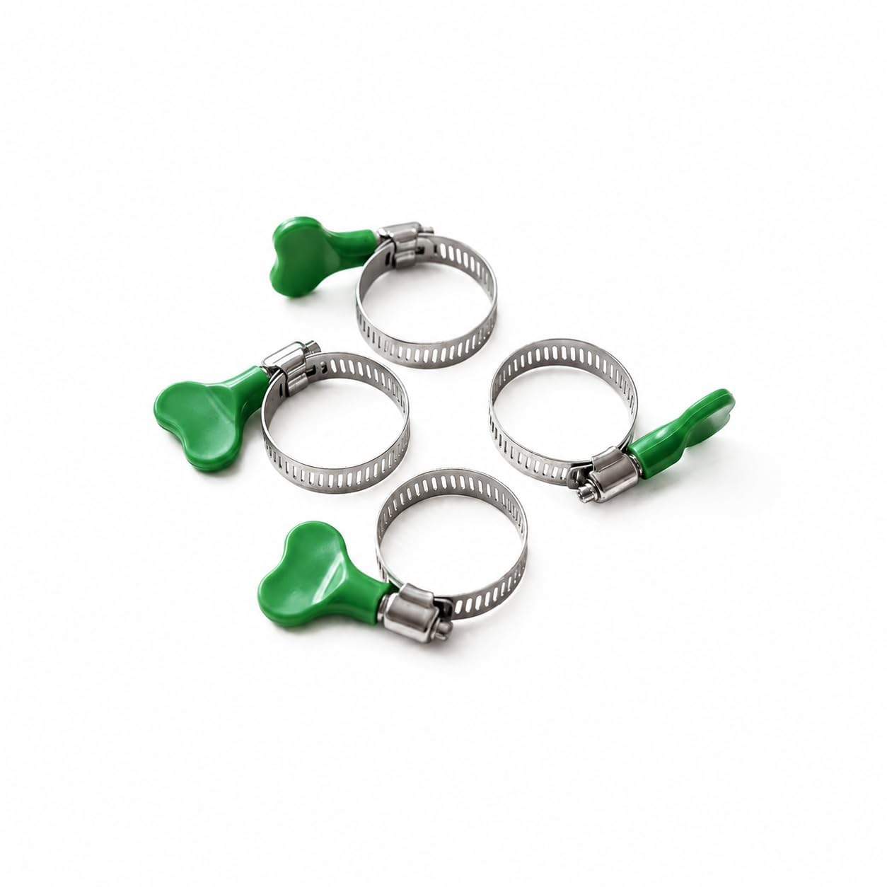 Heavy Duty Stainless Steel Hose Clamp Pack of 4 Adjustable Pipe Clips for Water Pipe, Fuel Line, Plumbing and Garden Hose Repair Multicolor (25mm)-image-20