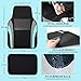 CAR PASS Line Rider Sporty Car Seat Covers Full Set with 4Pcs Waterproof Car Floor Mats Universal Fit Airbag Compatible Automotive Interior Covers for Sedans, Trucks,Vans,SUV (Combo Set, Black & Mint)