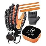 OUOQNUE Both Hands Rehabilitation Robot Gloves, 2024 Electric Hand Function Equipment, Stroke Hemiplegia Fingers Recovery Massage Therapy, Finger Robot Rehab Gloves