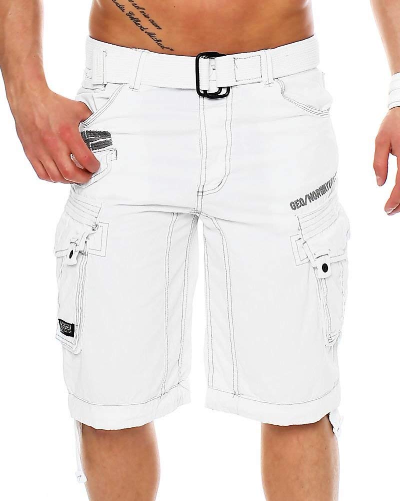Geographical Norway Short Panoramique Bell Men/Short/Bermuda Uomo/Pantacourt Cargo in Cotone/Abbigliamento Ragazzo/Shorts e Bermuda di qualità