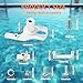 ZJZZJZ Pool Cleaner Idler Wheel Replacement Part Compatible with Polaris 280 180 Pool Cleaner,Pool Cleaner with Ball Bearing Idler Wheel Swing Axle Component C16 C36