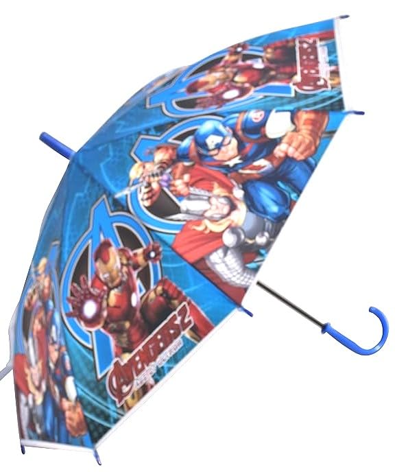 chaatewala ™ Cartoon Umbrella for Kids Superhero Umbrellas for Kids Boys Cartoon Theme Umbrellas for Magical Umbrella Foldable Chatri for Children-picture-14