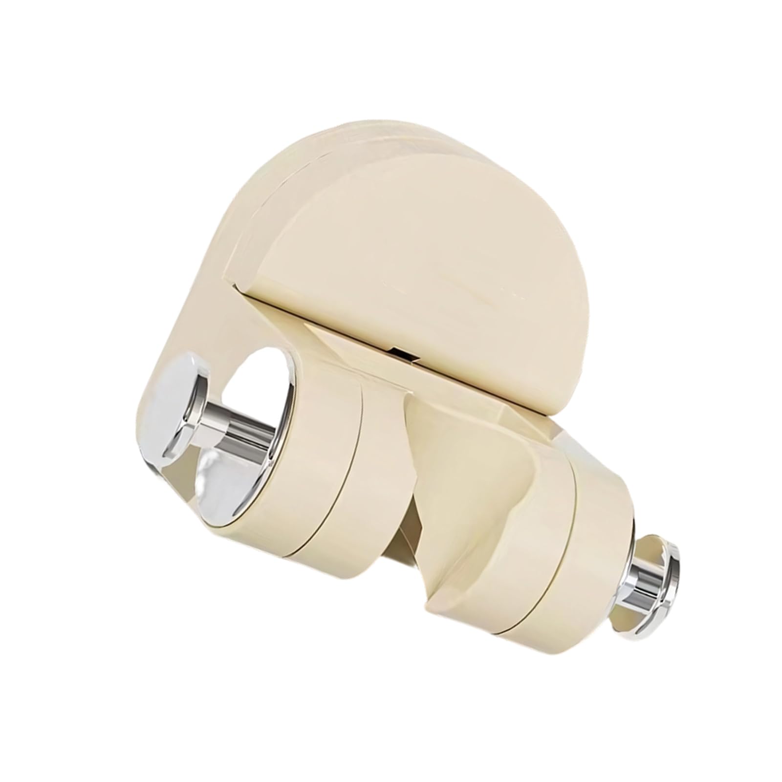 Tsophreniq White Stable Suction Cup Shower Mount With 360 Degree Rotation Waterproof Construction Shower Head Mount Long Service Denial Drill Head