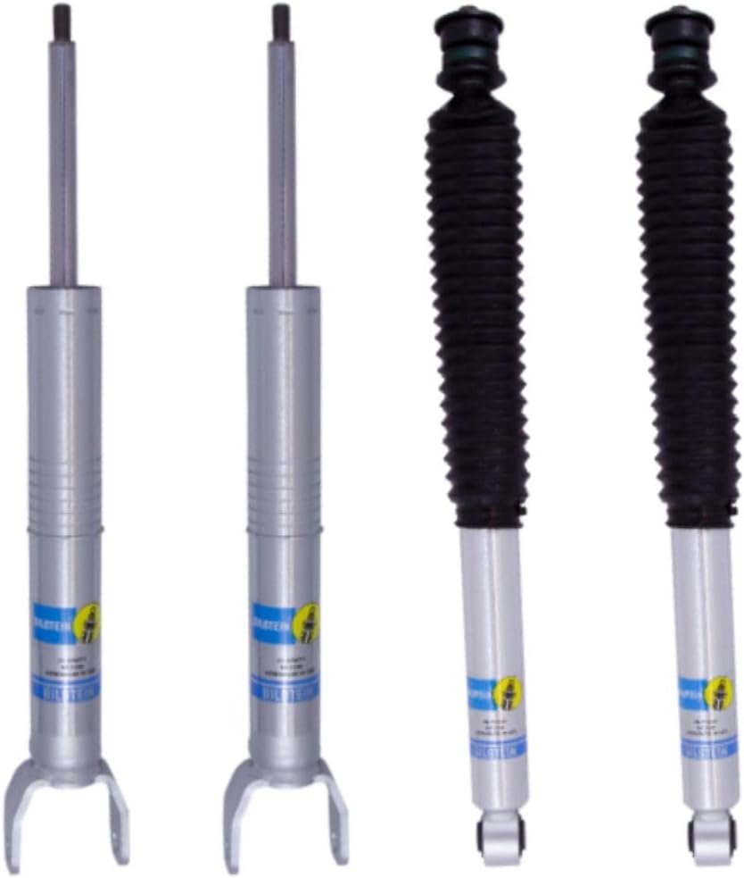 Bilstein 5100 Series Set of Rear Shocks fits 2019-2024 Ram 1500 4WD with 0-1" Lift | Comfort Ride | Includes Decal | 24-233354