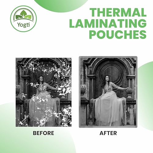 Yogti Thermal Laminating Sheets, Clear Thermal Laminating Pouches – 9 x 11.5 Inches, 3 Mil Thickness, 200 Pack – Letter Size, Crystal Clear Finish, Smooth & Durable – 200 Pack image 2