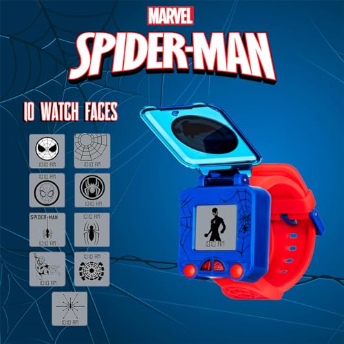 Accutime SPD4753AZ Marvel Spider-Man Educational Learning Digital Blue Watch For Boys, Toddlers, Kids thumb #3