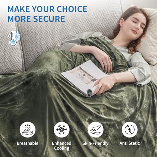 Image of Guohaoi Cooling Blanket for Hot Sleepers and Night Sweats 50 inchx70 inch Twin Size