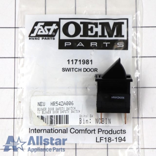 HR54ZA006 Furnace Blower Door Safety Switch