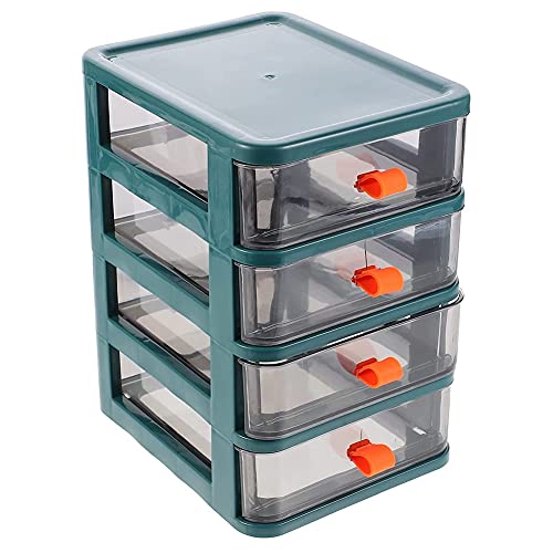 Osmond Gabinete de Almacenamiento de Escritorio CajóN PequeñO de MúLtiples Caja de Almacenamiento ClasificacióN de ArtíCulos Cajas Decorativas para Tocador 4 Cajones