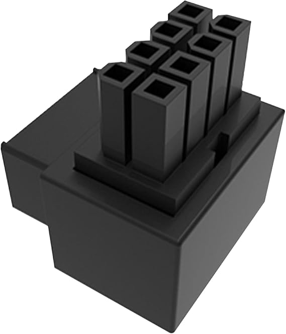 8PIN Power Adapter 90 Degree GPU Connector Right Angle Elbow Adapter Connector for Desktop Computer Graphics Card