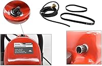 Vista 8 de Hardin REDROUTER HD-850 Hydro Float, velocidad variable 0-8500 RPM, 110 voltios, 2000 vatios Router rojo