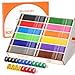 Colored Pencils Bulk, Shuttle Art 408 Pack Coloring Pencil Set Plus 20 Sharpeners, 12 Assorted Colors, Classpack School Supplies