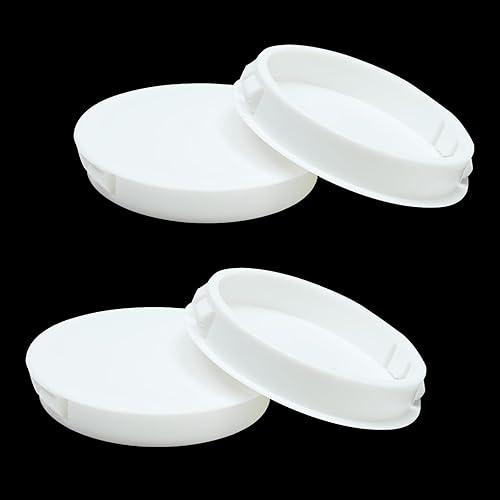 Vista 17 de Tapones de plástico blanco de 3/4 pulgadas (0.748 in) a presión para panel de orificio de bloqueo, tapas de fijación para muebles de gabinetes