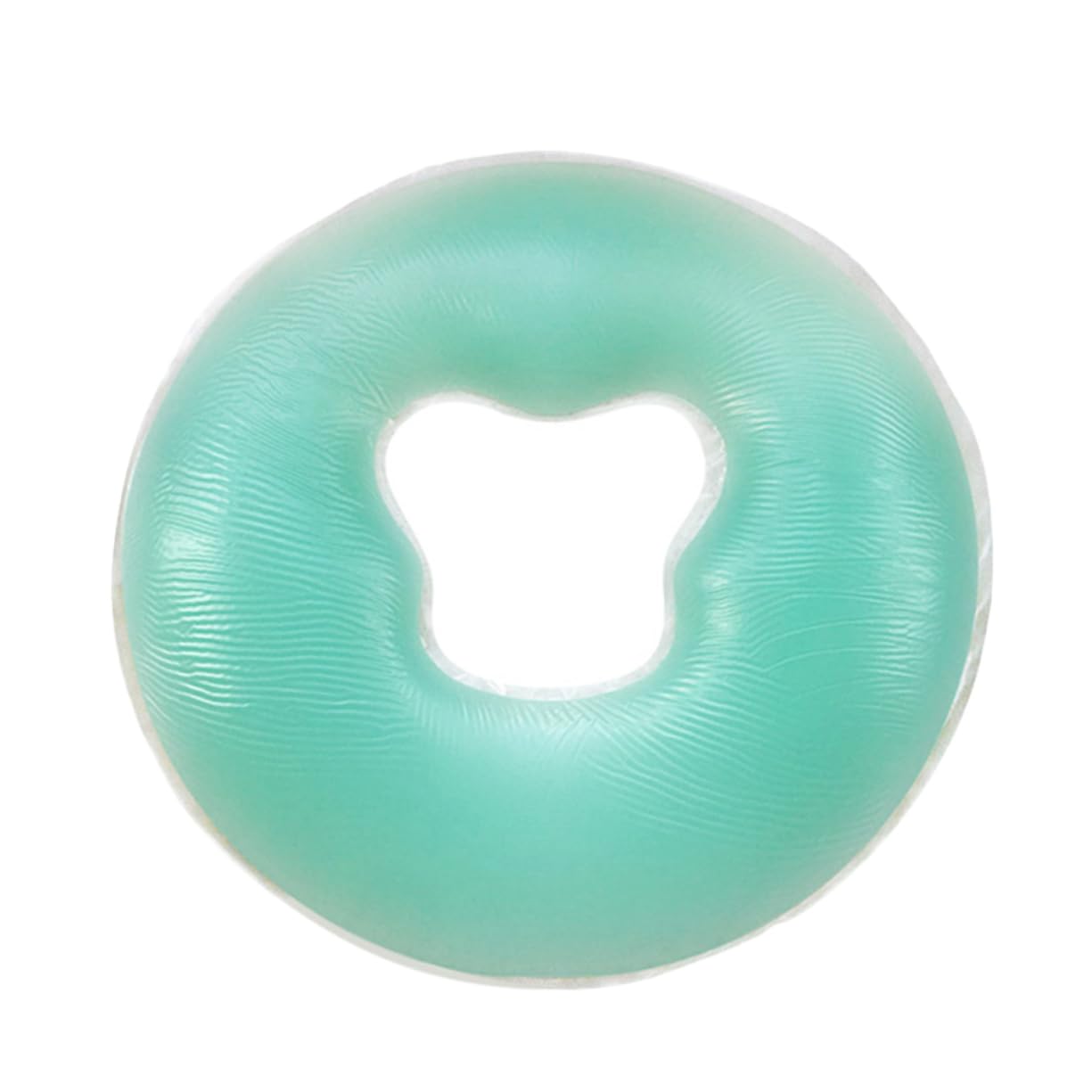 FRCOLOR Beauty Salon Spa Massage Pillow Facial Silicone Pillow Hole Comfortable Sleep Green