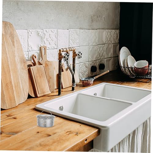 Colador para fregadero de cocina OSALADI en acero inoxidable miniatura 4