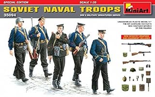Miniart 1:35 Scale Soviet Naval Troops Special Edition Plastic Model Kit