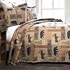 Carstens inc rustic cabin country bedding set microfiber quilt rustic lake country fullqueen  urban country home decor