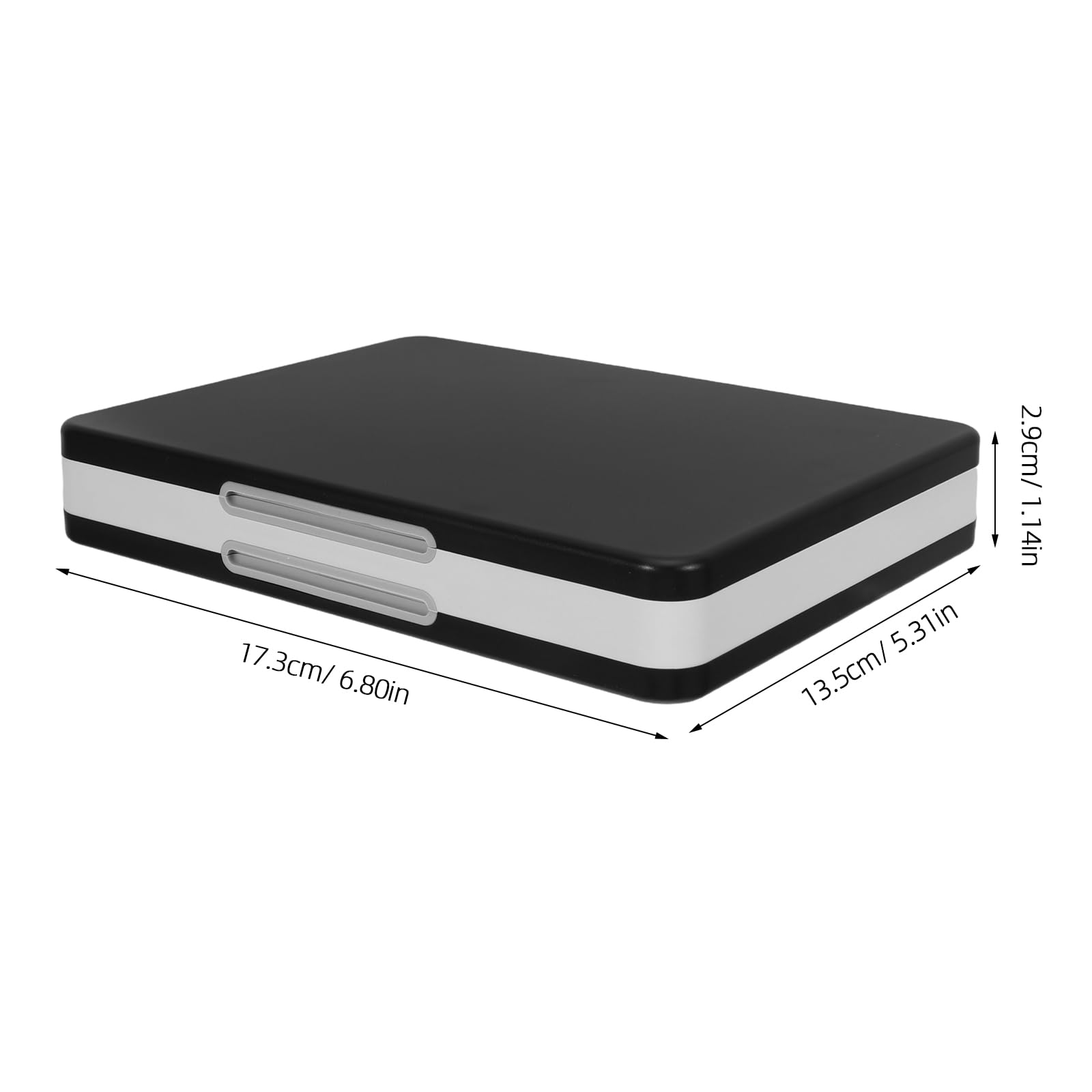 Vaguelly Porta Carte da Gioco Rigida 48 Scomparti Compatibile Switch, Custodia Magnetica Portatile in Abs e Silicone, Organizer per Viaggio e Casa, Protezione Antiusura per Giochi di Carte
