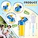 Saillong 4 Pack Portable Urinal for Kids, 17 OZ Travel Potty Urinal for Boys with 4 Clean Brush, Leak Proof Portable Pee Bottle, Boy Emergency Toilet for Kids Outdoor Car Travel Camping Potty Training