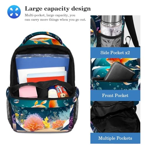 Sac à dos d'école grande capacité ados ensemble 2 pièces filles garçons - 3