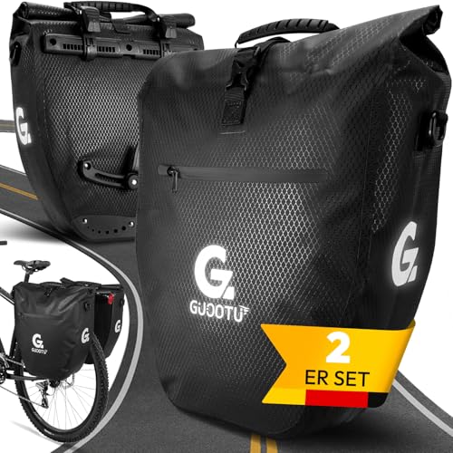 Sacoches porte-bagages vélo 56L avec bandoulière confort pour simplifier vos trajets