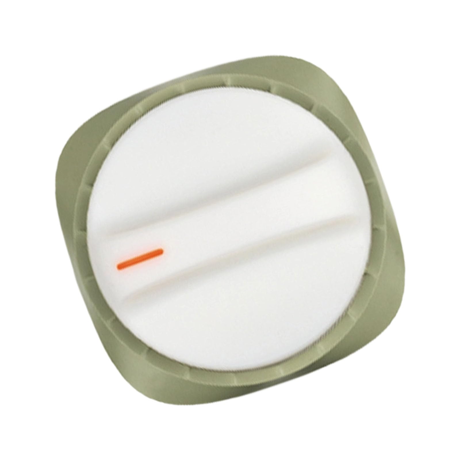 Jazuaiao Modern Round Glow Night Light with Rotating and 7 Hour Usage for Bedroom or Hallway Rotary Knob Night Light