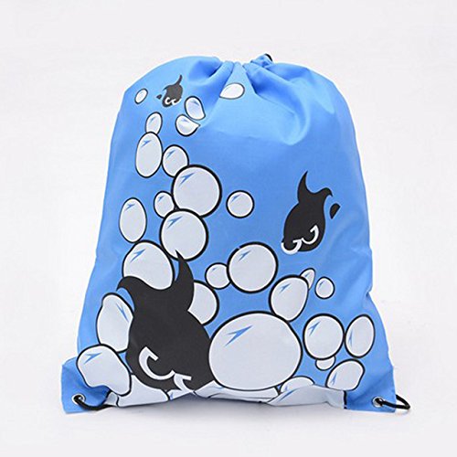 Preisvergleich Produktbild 41 * 33CM wasserdichte Reiseschulter Tasche Aufbewahrungsschuhe Tasche Kordelzug Rucksack für Baby Kids Toy Dessous Make-up, 7