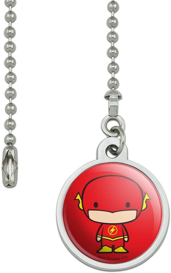 GRAPHICS & MORE The Flash Cute Chibi Character Ceiling Fan and Light Pull Chain