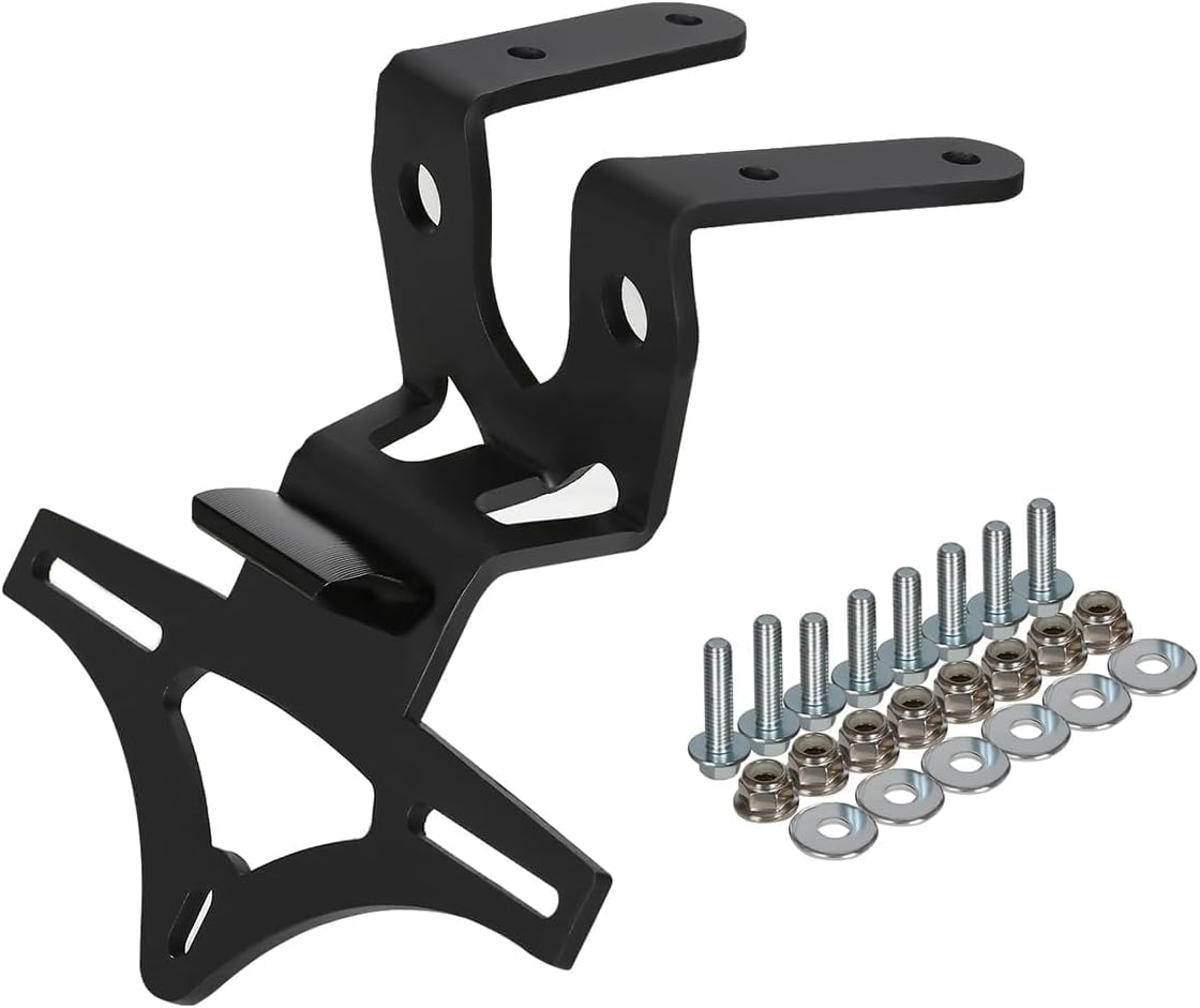 KLR650 Fender Eliminator Tail Tidy Fit Compatible with 2022-2025 KLR 650 - Motorcycle License Plate Bracket