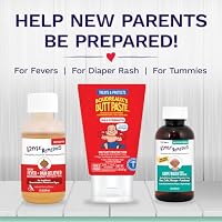 Little Remedies New Baby Essentials Kit with Saline Nasal Spray, Diaper Rash Cream, Gas Relief Drops, Gripe Water & More, Safe for Newborns, Multi-Color — image 4