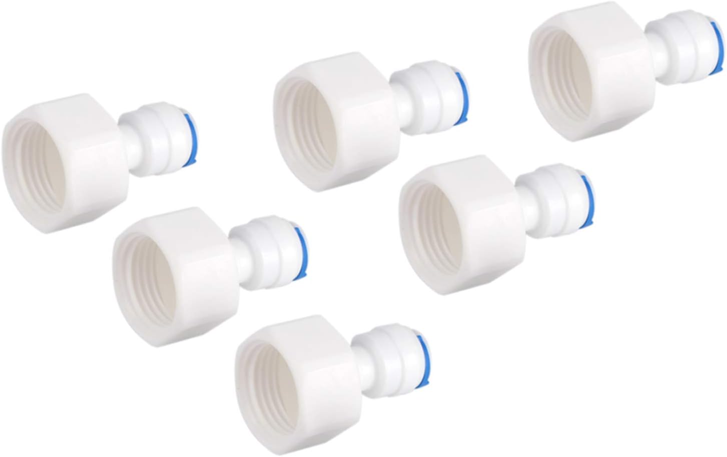 Connettori Rapid Push-in 1/4" A 1/2" Femmina - Set Da 6 Per Filtri Acqua E Impianti Osmosi Inversa - Foto 8