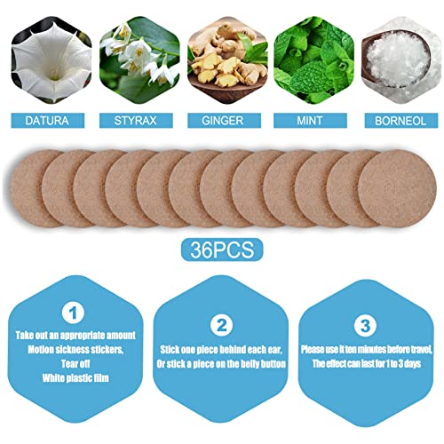 Fogcroll 36 peças/caixa de gesso de enjôo multifuncional seguro tecido não tecido adesivo de tratame