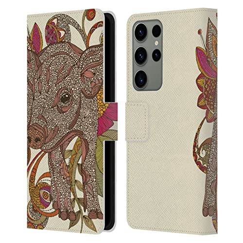 Funda libro Samsung S23 Ultra con estampado Paisley Piggy ideal para diario