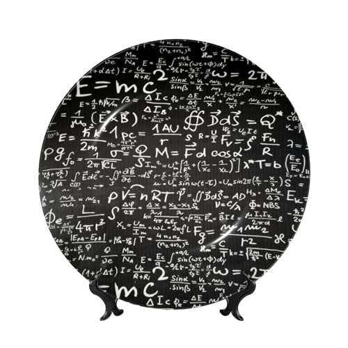 Platos Decorativos Cerámicos 10 in Física y Química miniatura 1
