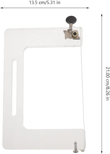 Miniatura 5 de EXCEART Cortador de jabón acrílico, cortador de jabón de empuje, cortador de jabón de alambre para hacer jabón, molde de jabón hecho a mano